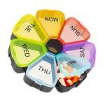 Weekly Pill Organizer - 7 Day Travel Dispenser