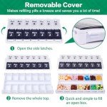 Shintop 7-Day AM/PM Pill Organizer Box