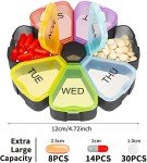 Weekly Pill Organizer - 7 Day Travel Dispenser