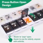 Shintop 7-Day AM/PM Pill Organizer Box