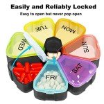 Weekly Pill Organizer - 7 Day Travel Dispenser