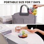 Weekly Pill Organizer - 7 Day Travel Dispenser