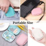 Travel Pill Organizer - 3 Pack, 8 Compartments