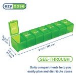 Ezy Dose Weekly Pill Organizer and Vitamin Planner