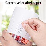 Extra Large Moisture-Proof Pill Organizer with Compartments