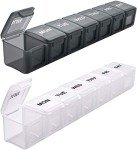 Large Weekly Pill Organizer for Vitamins and Supplements