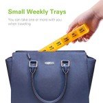 Moisture-Proof 4-Week Pill Organizer for Travel