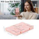 FYY Portable Weekly Pill Organizer with 7 Compartments
