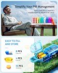 Monthly Pill Organizer for 30 Days, Unique Grip