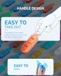 Monthly Pill Organizer for 30 Days, Unique Grip