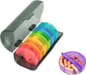 Weekly Pill Organizer | 7-Day Travel Storage Box