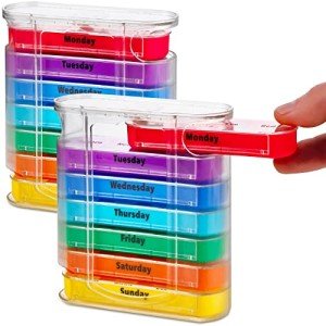 MEDca Pill Organizer Set - 4 Times Daily