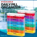 MEDca Pill Organizer Set - 4 Times Daily