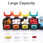 Durable Weekly Pill Organizer for Travel Needs