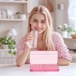 Zoksi 30-Day Pill Organizer for Medication and Vitamins