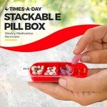 MEDca Pill Organizer Set - 4 Times Daily