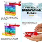 MEDca Pill Organizer Set - 4 Times Daily