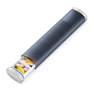 Compact 7-Day Travel Pill Organizer Box