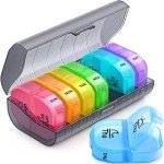 ZIKEE 7-Day AM/PM Pill Organizer Box