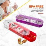 MEDca Pill Organizer Set - 4 Times Daily