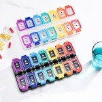 Durable Weekly Pill Organizer for Travel Needs