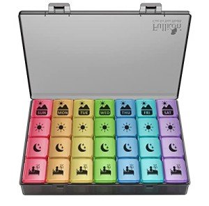 XL 7-Day Pill Organizer - 4 Doses Daily