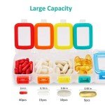 Fullicon 7-Day Moisture-Proof Pill Organizer