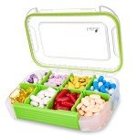 Large Moisture-Proof Pill Organizer with 8 Compartments