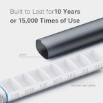 Compact 7-Day Travel Pill Organizer Box