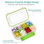 Large Moisture-Proof Pill Organizer with 8 Compartments