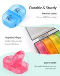ZIKEE 7-Day AM/PM Pill Organizer Box