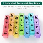 XL 7-Day Pill Organizer - 4 Doses Daily