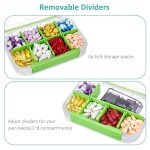 Large Moisture-Proof Pill Organizer with 8 Compartments