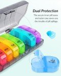ZIKEE 7-Day AM/PM Pill Organizer Box