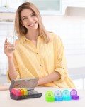 ZIKEE 7-Day AM/PM Pill Organizer Box