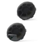 Weekly Portable Pill Organizer - 7 Day, Black - 2 Pack