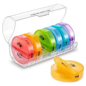 Weekly AM/PM Pill Organizer - 7 Day Container