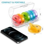 Weekly AM/PM Pill Organizer - 7 Day Container