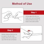 Ovand Adhesive Remover Spray,No-Sting Medical Adhesive Remover for Ostomy Patients, Sensitive Skin,Around Stomas and Wounds,1oz (1 Pcs)