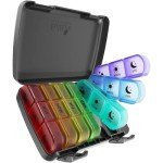 7-Day Travel Pill Organizer with Large Compartments