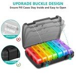7-Day Travel Pill Organizer with Large Compartments