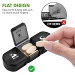 7-Day Travel Pill Organizer with Large Compartments