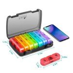 7-Day Travel Pill Organizer with Large Compartments