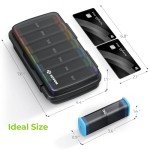 AUVON Weekly Pill Organizer for AM/PM Meds