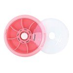 7-Compartment Weekly Pill Organizer - Pink Travel Case