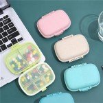 5 Pack Weekly Pill Organizer with 8 Compartments