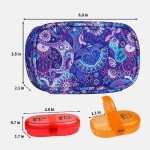 7-Day Pill Organizer with Travel Case - Purple