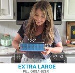 XXL Weekly Pill Organizer with AM/PM Compartments