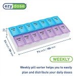 Ezy Dose 7-Day Pill Organizer with Easy Removal