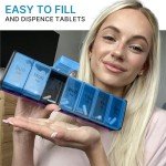 XXL Weekly Pill Organizer with AM/PM Compartments
